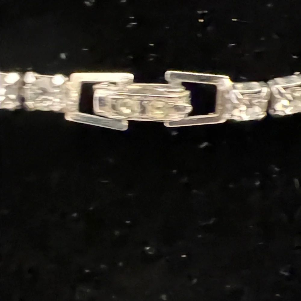 Rhinestone‎ Silver Tone Necklace